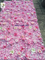 UVG pink hydrangea wedding flower wall for stage background decoration CHR1148 supplier