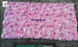 UVG pink hydrangea wedding flower wall for stage background decoration CHR1148 supplier