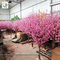 UVG small artificial peach blossom wooden tree wedding reception decorations selling products CHR166 supplier