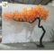 UVG unique orange artificial maple tree with bent fiberglass trunk for indoor hall decoration GRE072 supplier